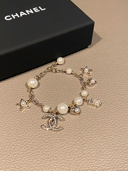 New High Quality Pearl Diamond Bracelet