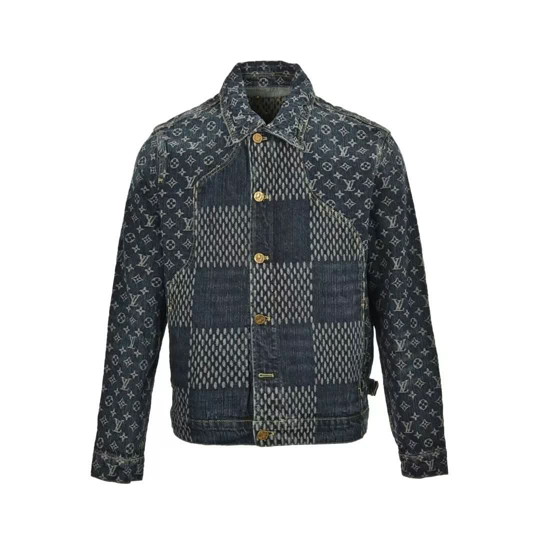 24SS joint jacquard denim jacket