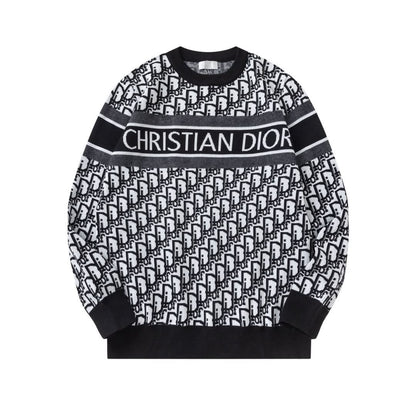 DIR  knitted jacquard sweater