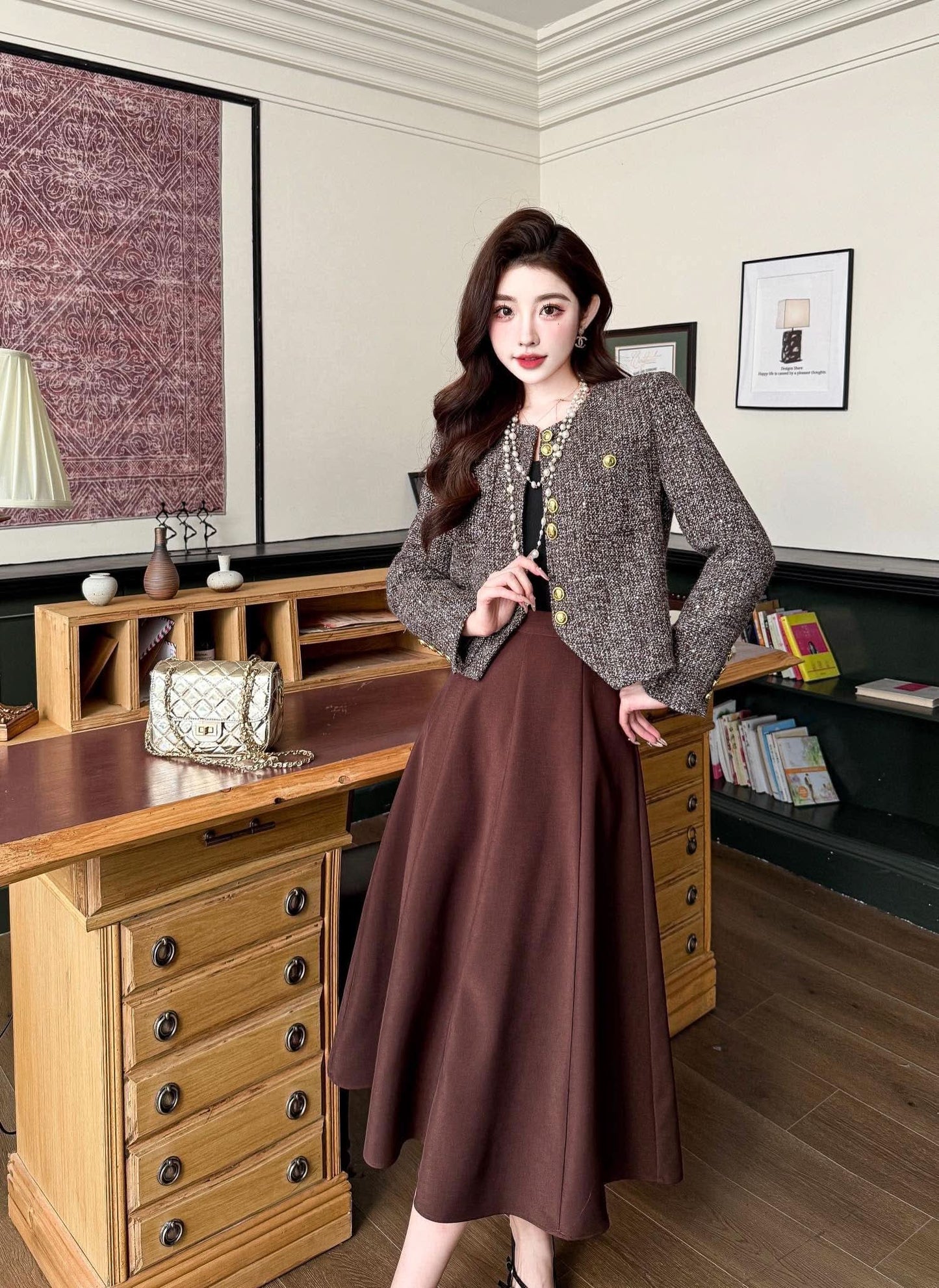 Chan*lai 25 Early Spring Jacket + Skirt Set (Bestseller)