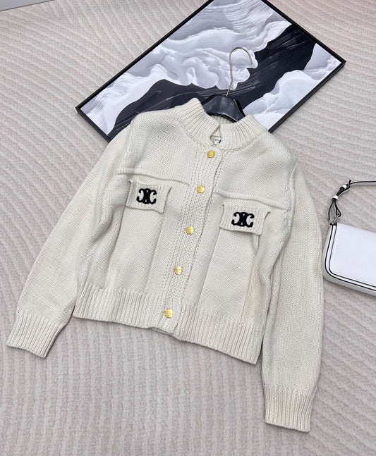 25Celine knitted cardigan