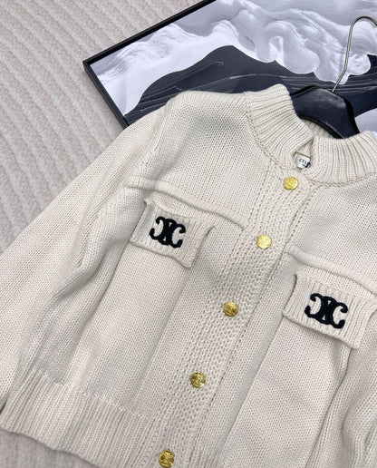 25Celine knitted cardigan