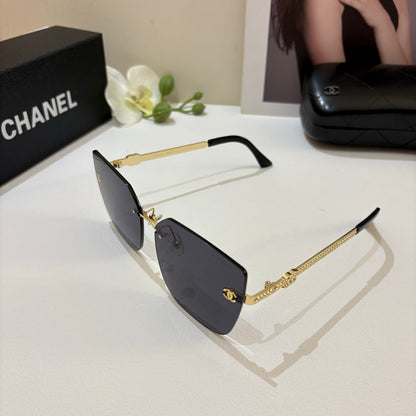 CHAN Feminine Square Frames: Luxe Sophistication