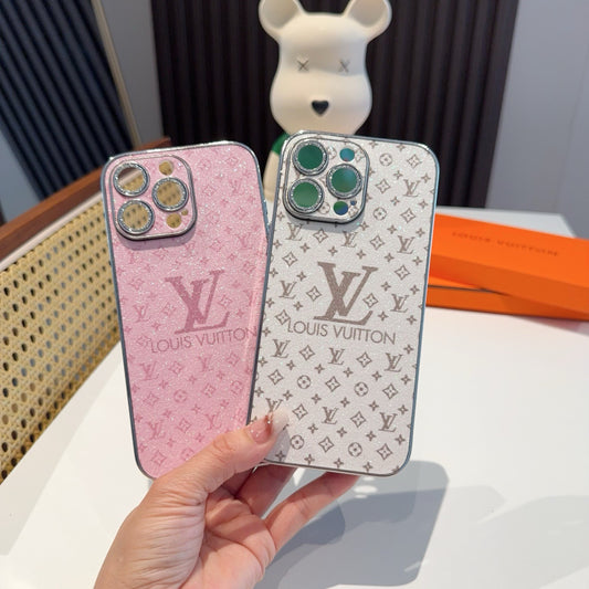 1V 25SS Glam Marble Phone Case: Premium Shine