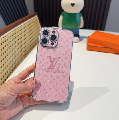 1V 25SS Glam Marble Phone Case: Premium Shine