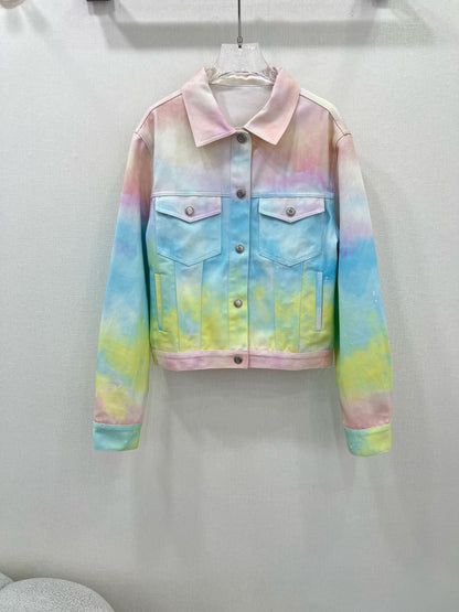 YY-Tie-Dye Denim Jacket