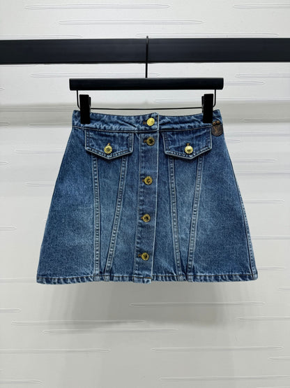 YY-Denim A-Line Skirt