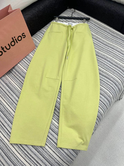 YY-Drawstring Waistband Stylish Casual Pants