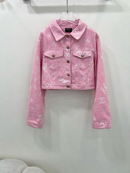 YY-Jacquard denim jacket