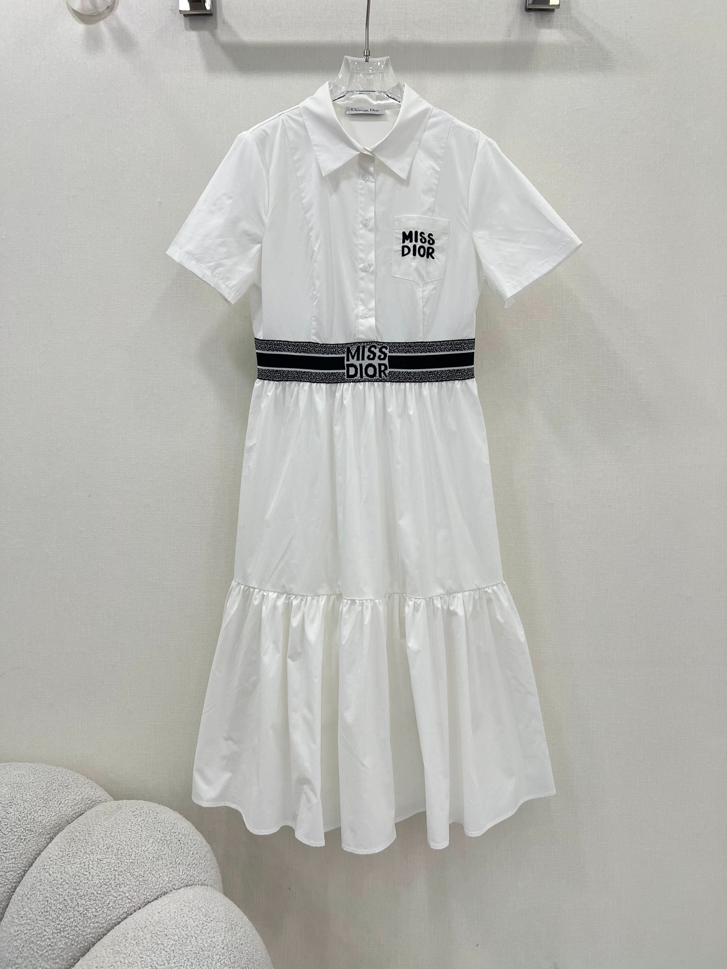 YY-Knit Waist-Cinching Dress