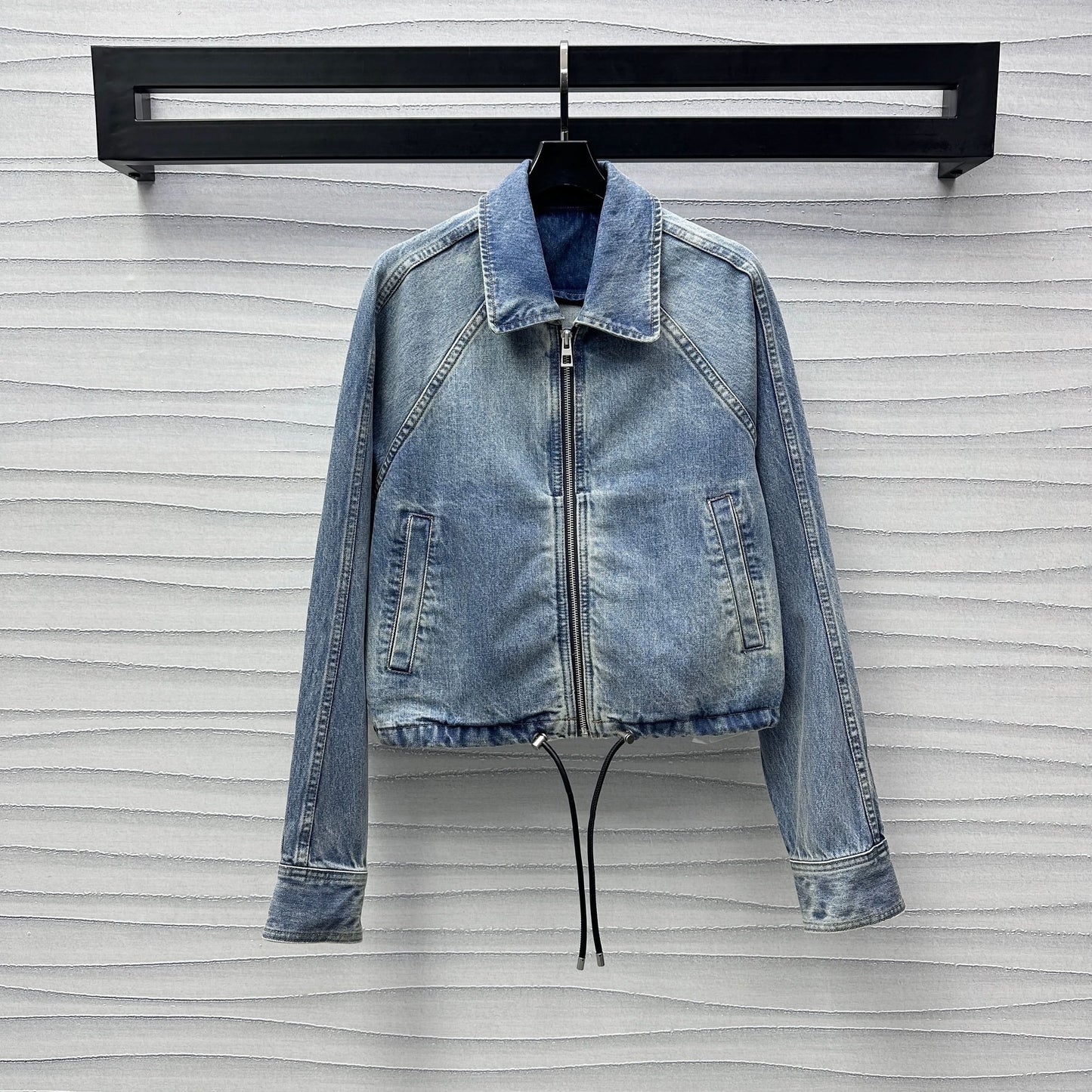 YY-Zipper denim jacket