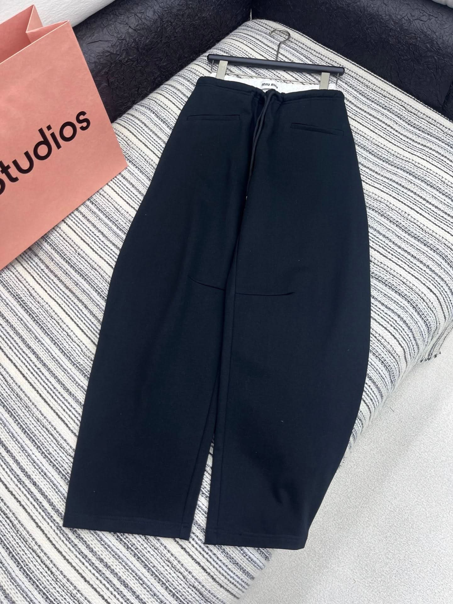 YY-Drawstring Waistband Stylish Casual Pants