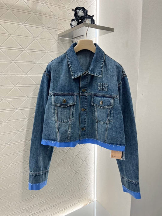 YY-patchwork denim jacket