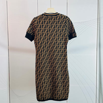 FEN Classic Jacquard Dress in Luxe Blend