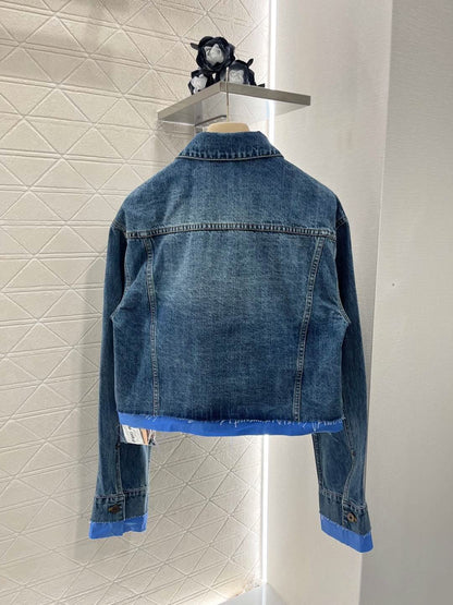 YY-patchwork denim jacket