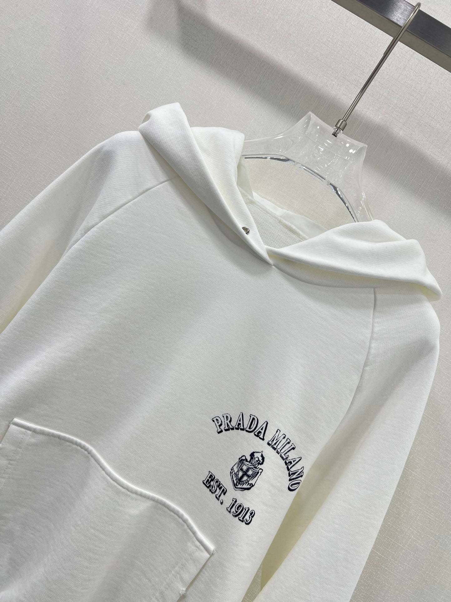 YY - Letter Hooded Front Pocket Sweatshirt