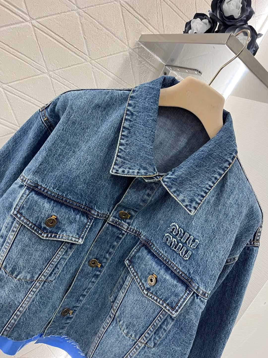 YY-patchwork denim jacket