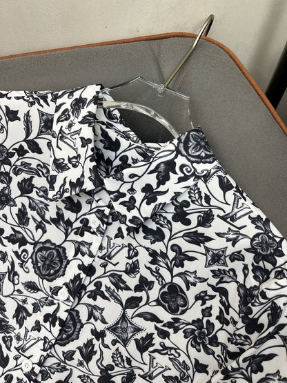 YY-Floral pattern shirt