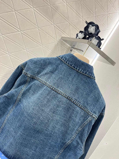 YY-patchwork denim jacket