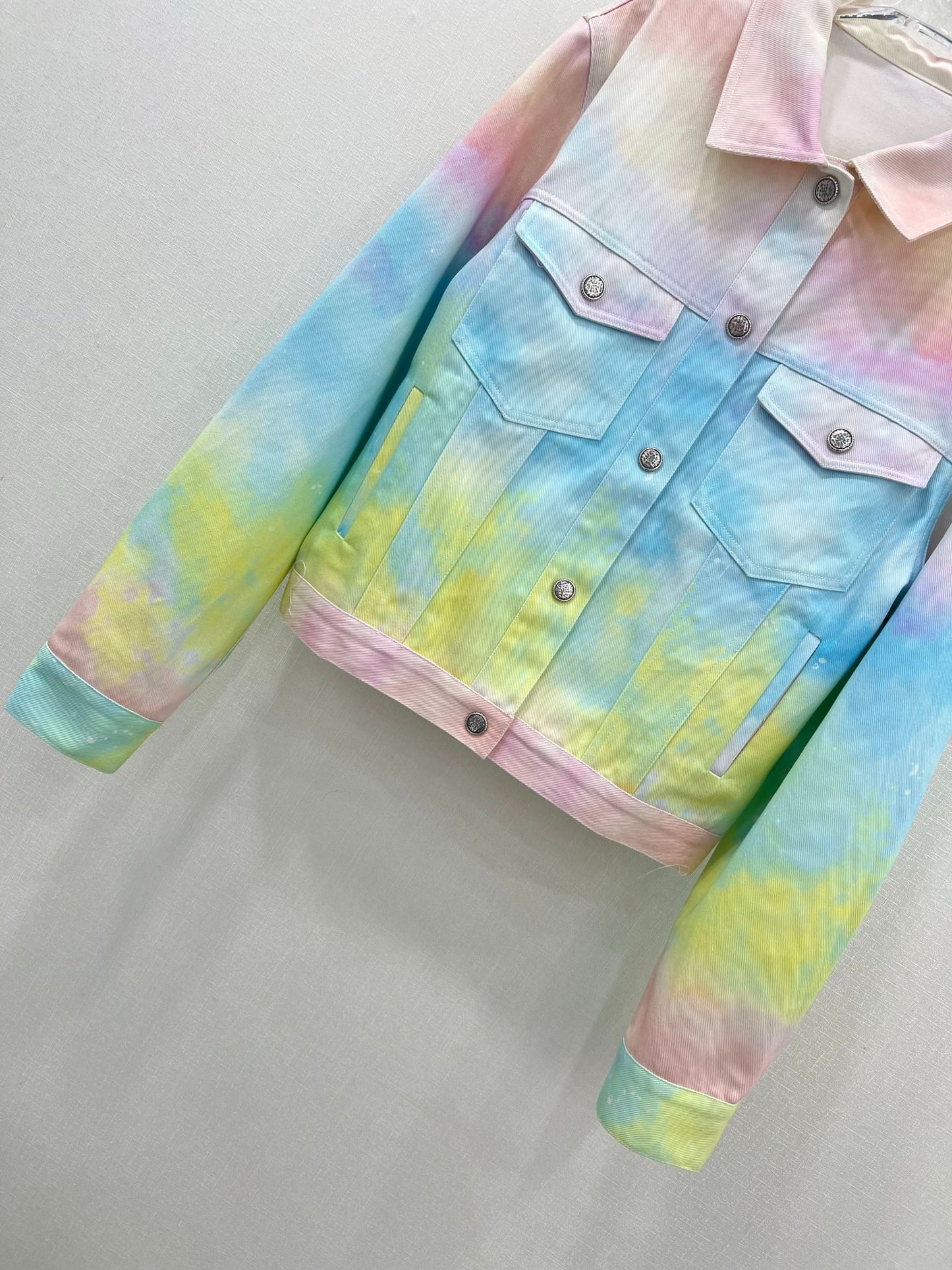 YY-Tie-Dye Denim Jacket