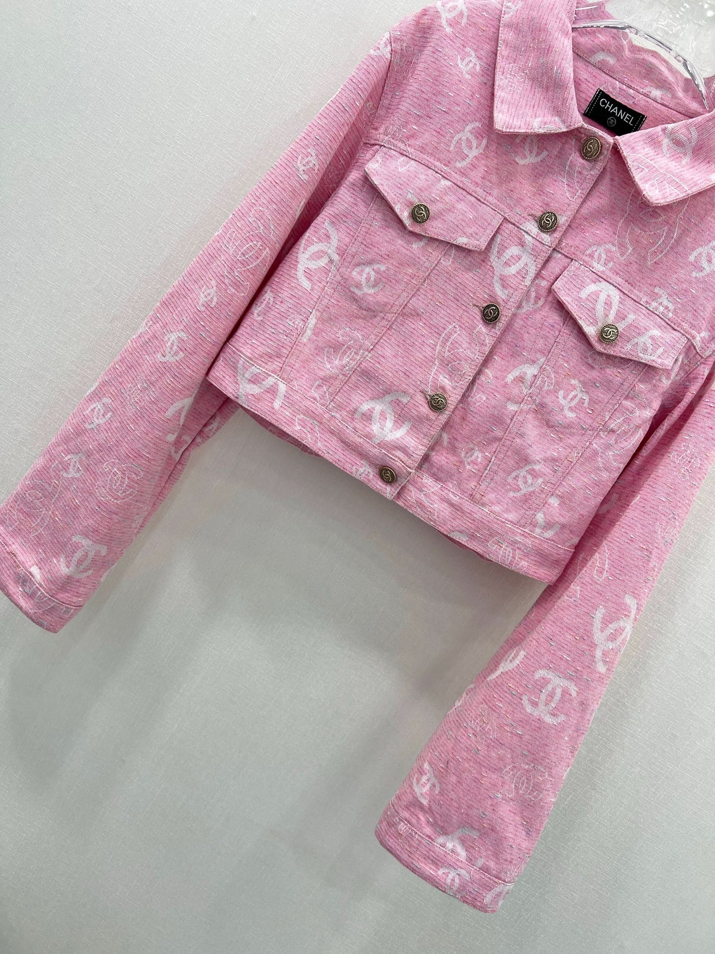 YY-Jacquard denim jacket