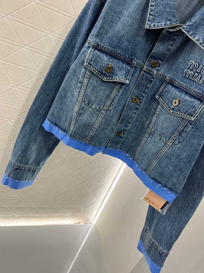 YY-patchwork denim jacket