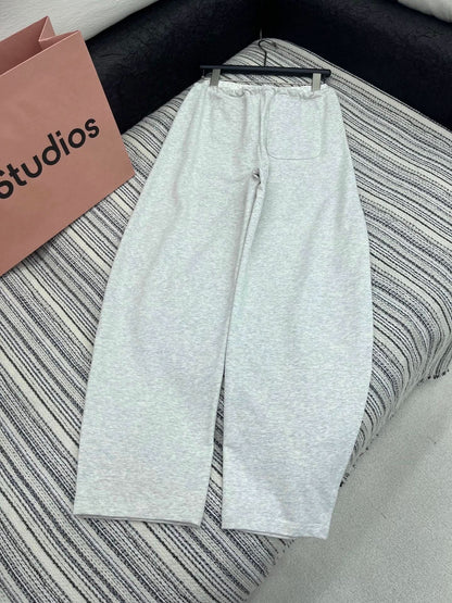 YY-Drawstring Waistband Stylish Casual Pants