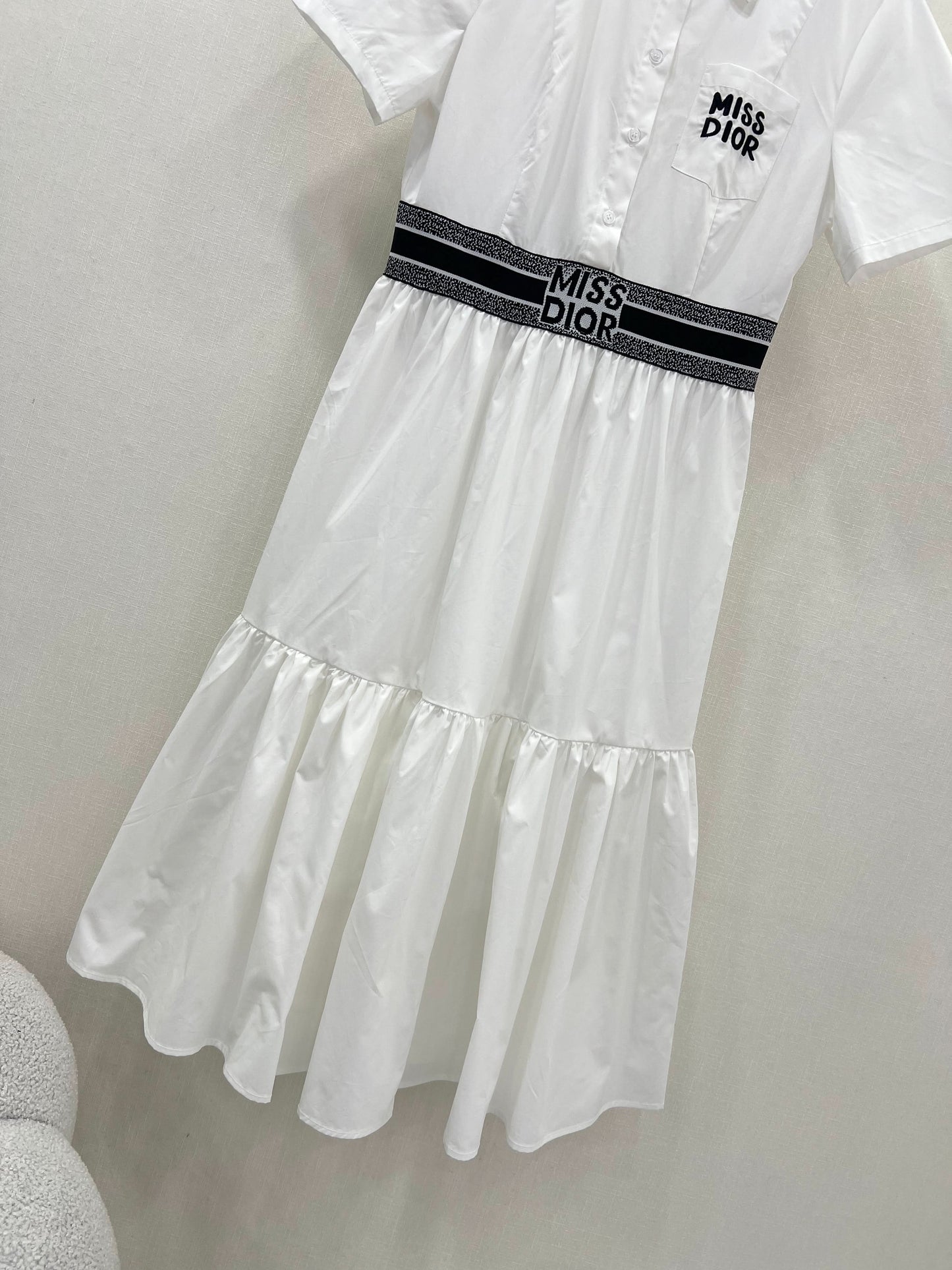 YY-Knit Waist-Cinching Dress