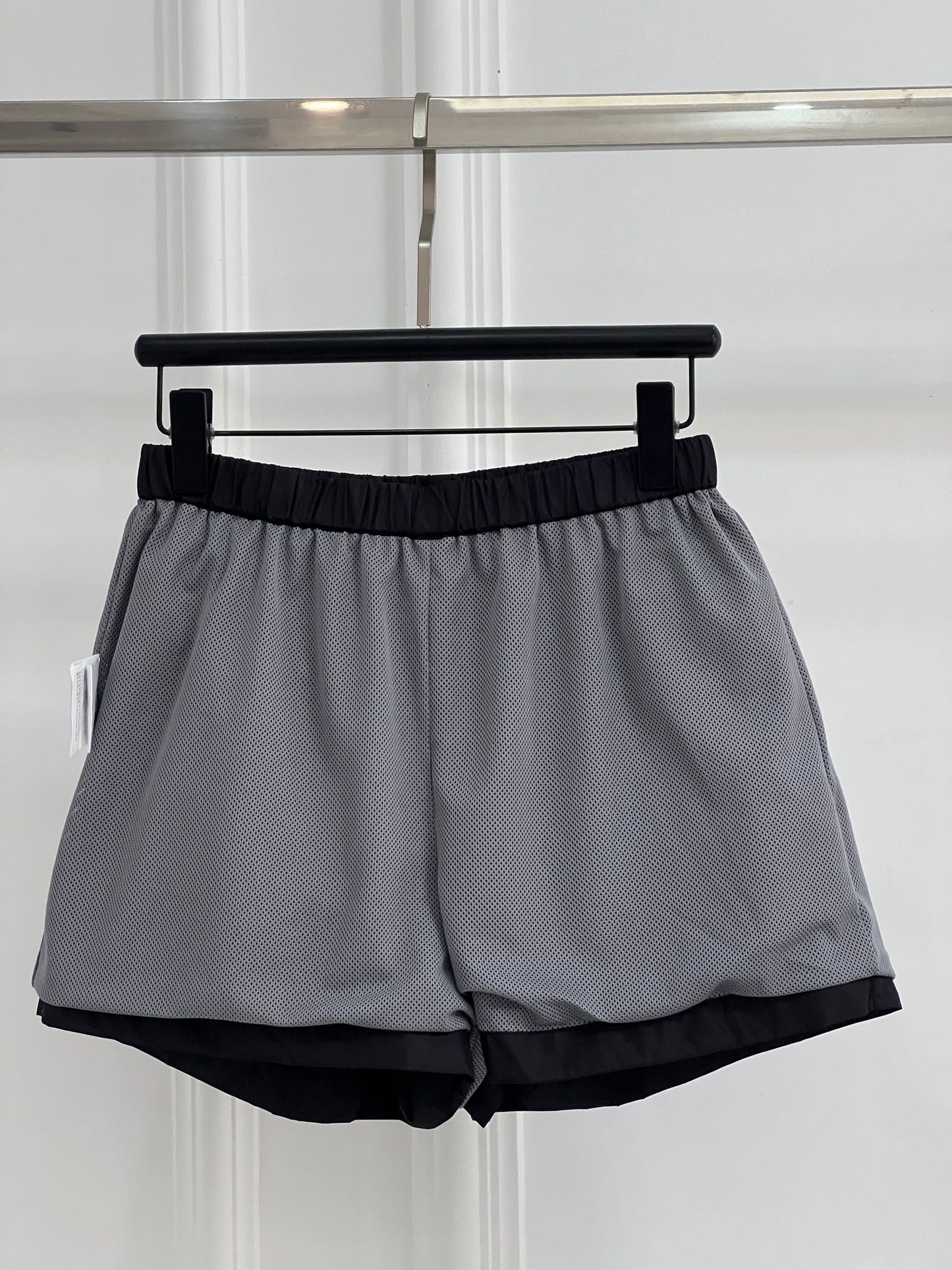 MM 25SS Sleek Nylon Drawstring Shorts: Elite Letter Style