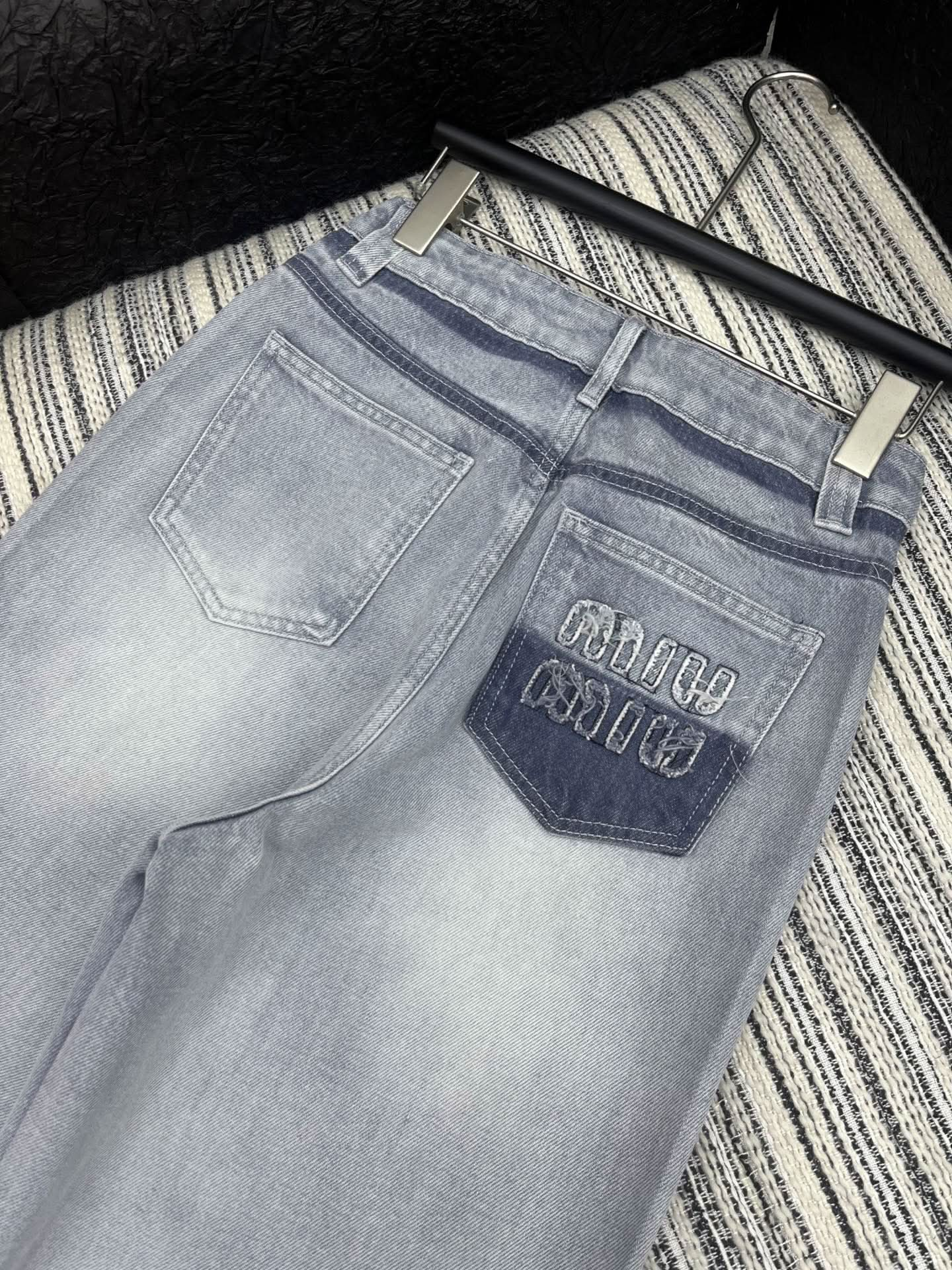 YY-Custom Handcrafted Rhinestone Jeans