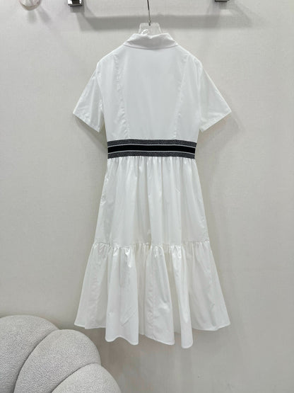 YY-Knit Waist-Cinching Dress