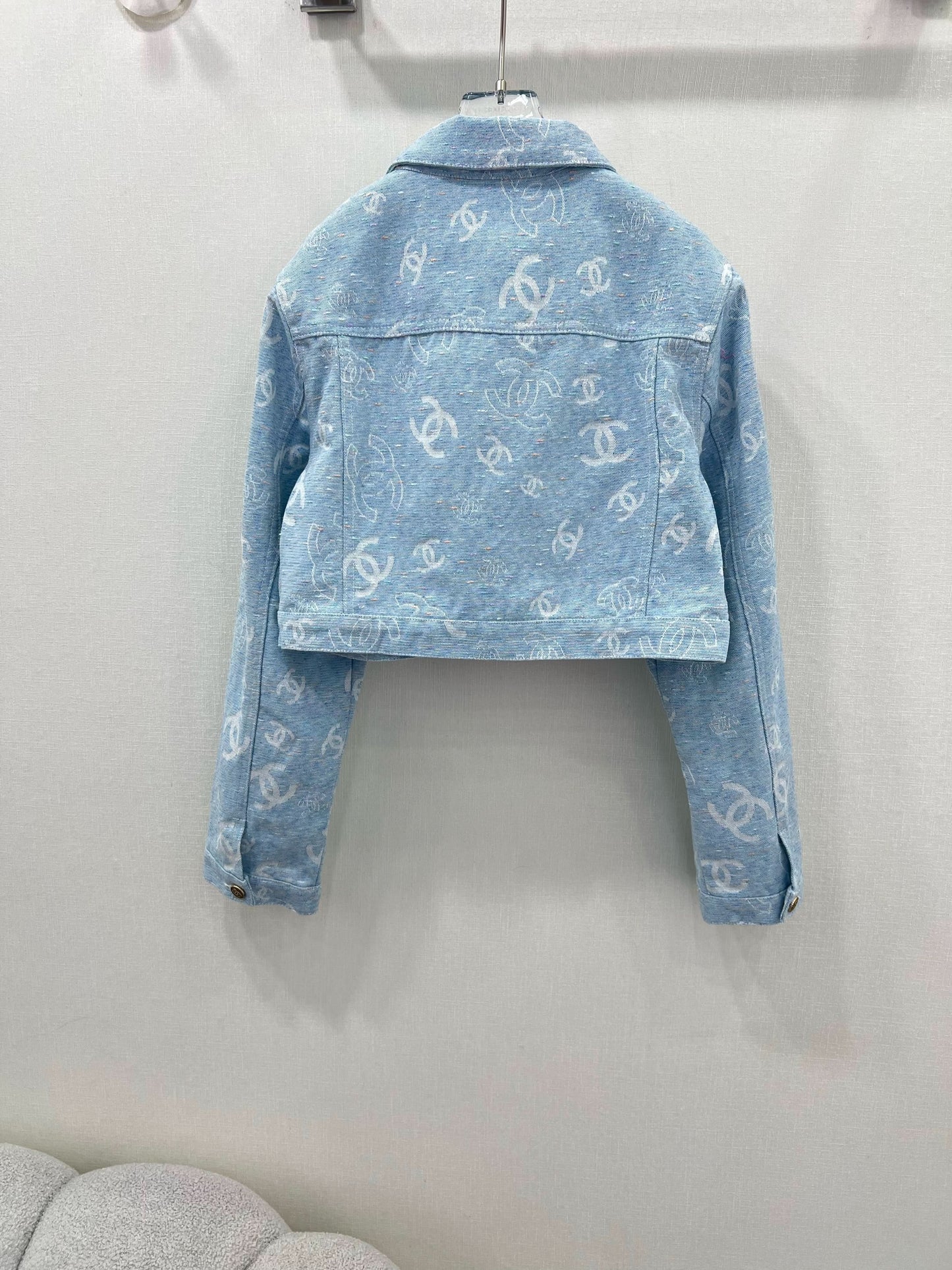 YY-Jacquard denim jacket