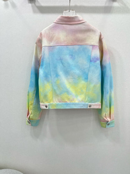 YY-Tie-Dye Denim Jacket