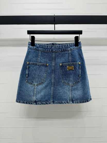 YY-Denim A-Line Skirt