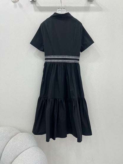 YY-Knit Waist-Cinching Dress