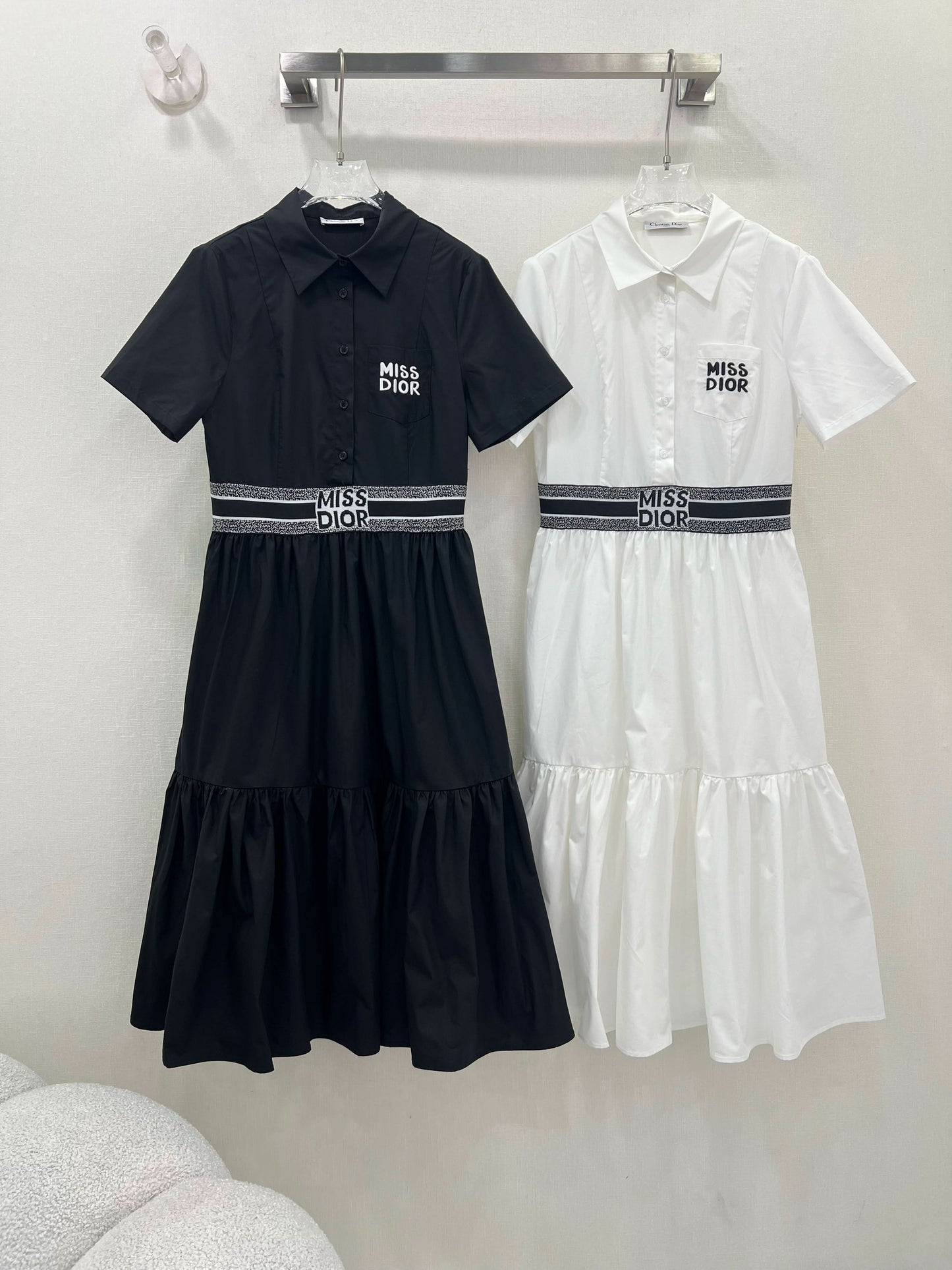 YY-Knit Waist-Cinching Dress