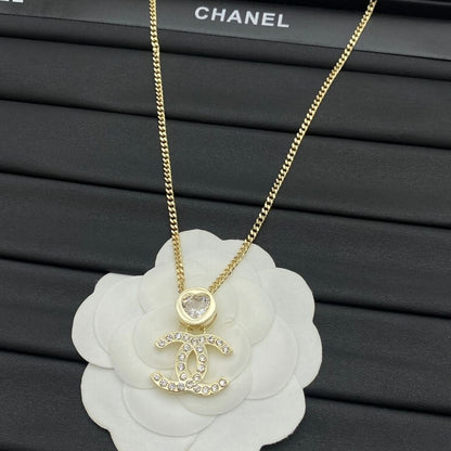 New Diamond Logo Pendant Necklace