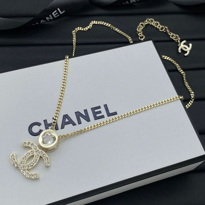 New Diamond Logo Pendant Necklace