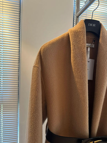 New high quality alpaca + wool coat