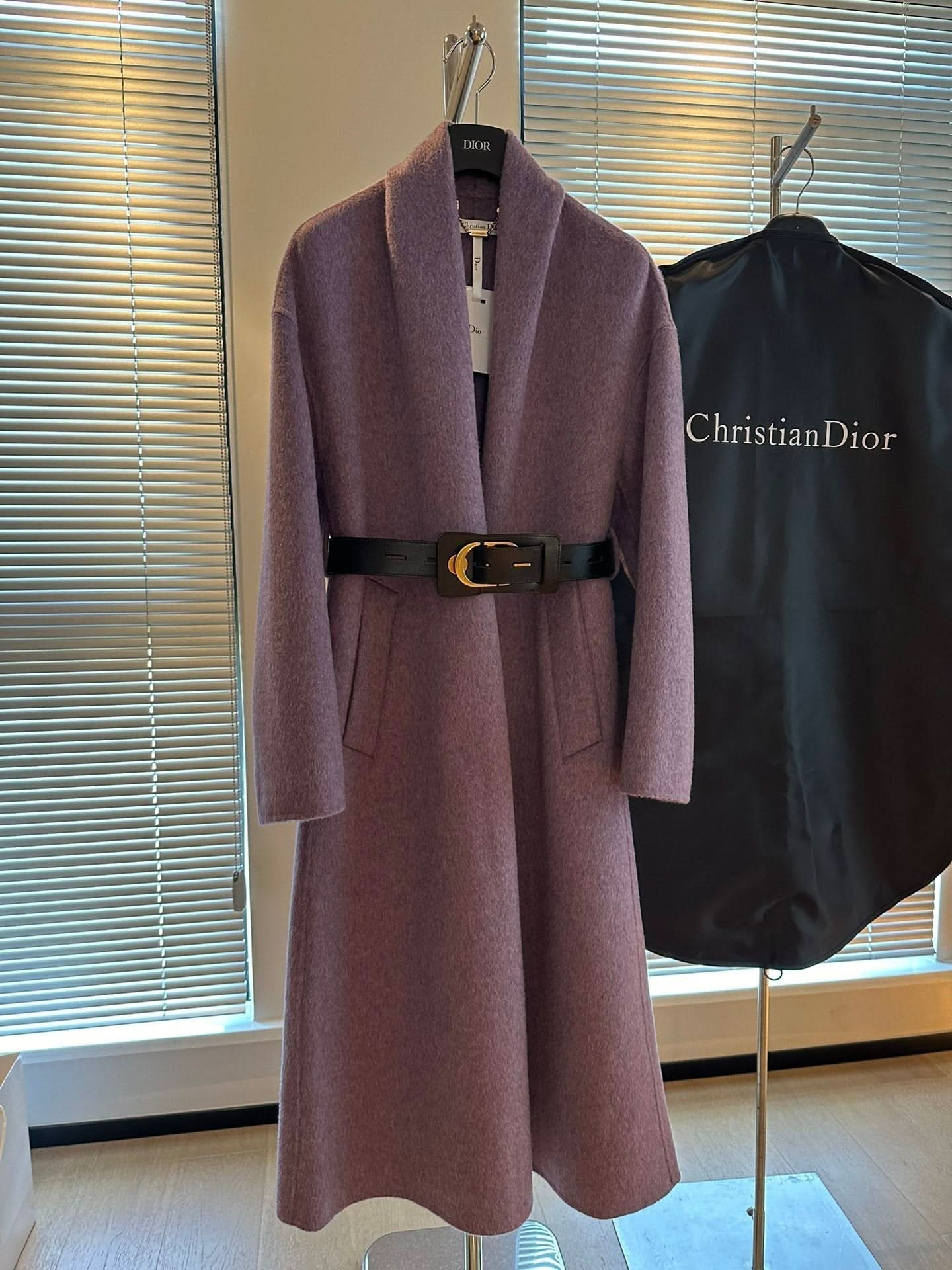 New high quality alpaca + wool coat